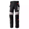 ENDURANCE CE MENS TEXTILE JEAN - BLACK/SILVER/RED - UK 52 / EUR 62 / INTL 4XL