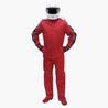 Eliminator Two Piece 2 Layer SFI - 5 Suit - Red - 4X - Large / Euro 66 - Black