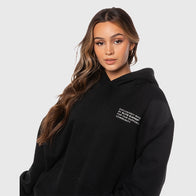 Elite Eleven Community Hoodie Hoodie unisex detail view 4 | Dash Racegear — Comfortable black hoodie by Elite Eleven in oversized fit