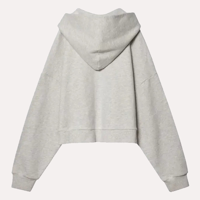 Elwood Strawberry Hoodie Hoodie unisex detail view 2 | Dash Racegear — Elwood Strawberry Zip Hoodie Grey