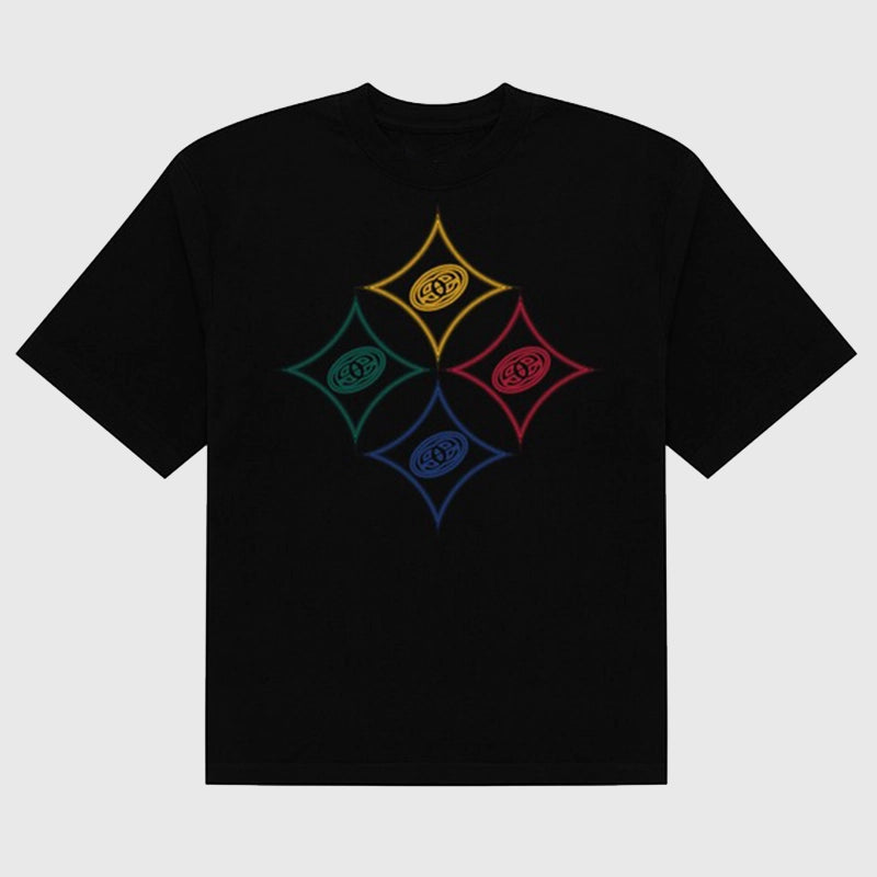 Emporium x Steelers T-Shirt Shirt unisex front product view | Dash Racegear — Classic Pittsburgh Steelers T-shirt designed by Emporium