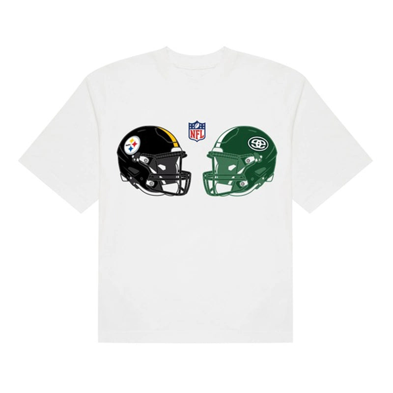 Emporium x Steelers Helmet Logo T-Shirt Shirt unisex detail view 2 | Dash Racegear — Exclusive Emporium Steelers T-shirt with team helmet graphic