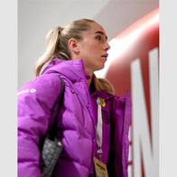England Lionesses Nike Purple Puffer Jacket Puffer Jacket unisex detail view 3 | Dash Racegear — England Women’s National Football Lionesses Purple Puffer Jacket