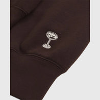 Abercrombie Espresso Sunday Hoodie Hoodie unisex detail view 4 | Dash Racegear — Abercrombie lifestyle hoodie, espresso brown Sunday edition
