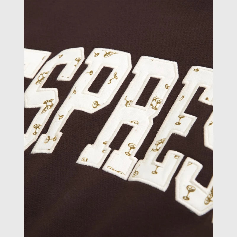 Abercrombie Espresso Sunday Hoodie Hoodie unisex detail view 3 | Dash Racegear — Espresso Abercrombie pullover hoodie perfect for Sunday lounging