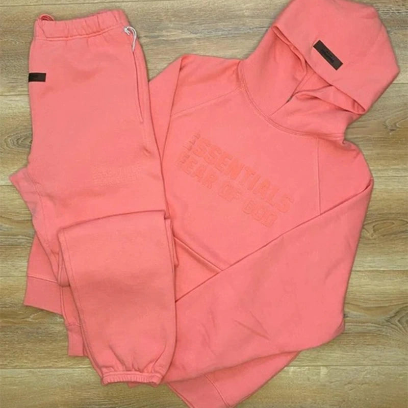 Fear of God Coral Essentials Tracksuit Tracksuit unisex detail view 5 | Dash Racegear — Limited Edition Fear of God Coral Essentials Tracksuit