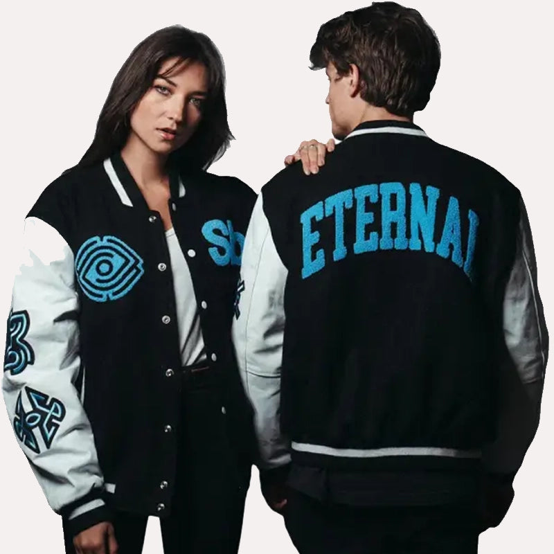 Spiritbox Eternal Varsity Jacket Varsity Jacket unisex detail view 6 | Dash Racegear — spiritbox merch eternal varsity jacket