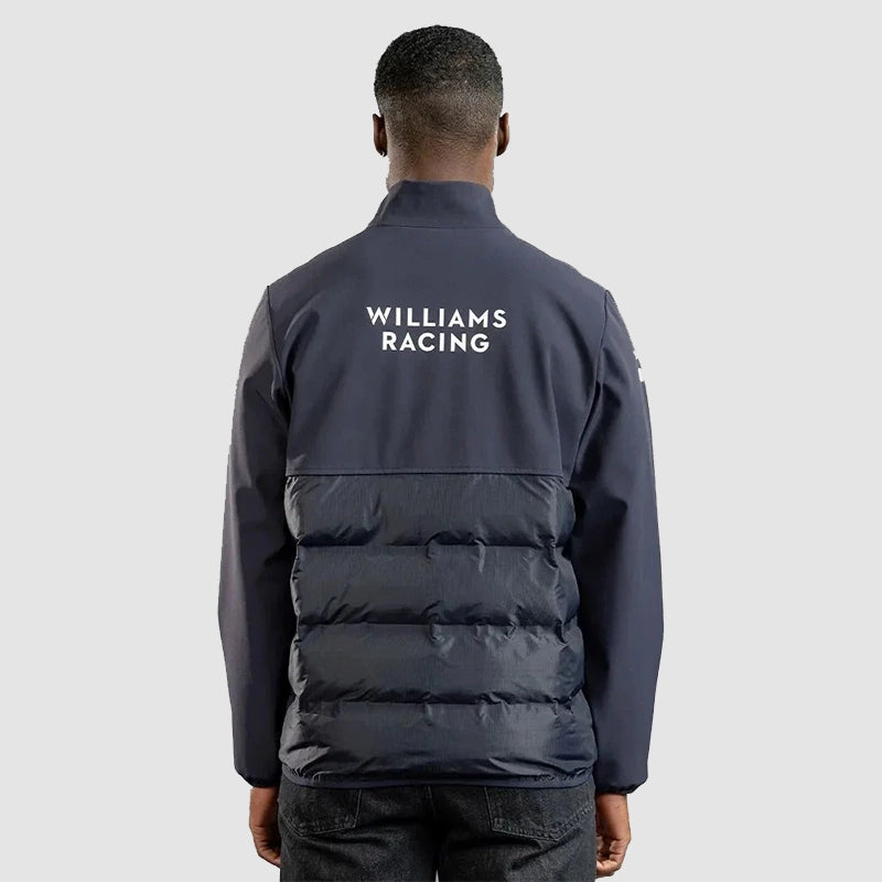 Puma x Williams Racing F1 2025 Team Hybrid Jacket Jacket unisex detail view 6 | Dash Racegear — Puma Hybrid Jacket for Williams F1 2025 Team Fans
