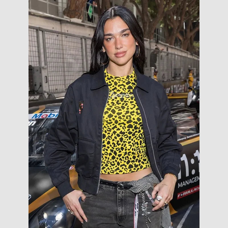F1 Grand Prix Monaco Dua Lipa Porsche Jacket Jacket unisex detail view 5 | Dash Racegear — F1 Race Jacket – Porsche x Dua Lipa Monaco Outfit
