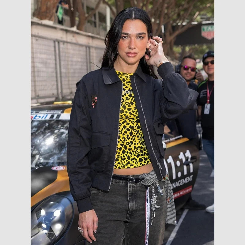 F1 Grand Prix Monaco Dua Lipa Porsche Jacket Jacket unisex detail view 6 | Dash Racegear — Grand Prix Monaco Porsche Jacket – Worn by Dua Lipa