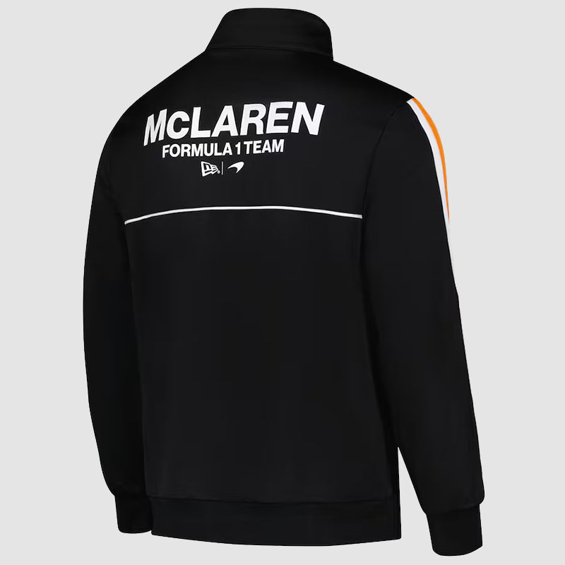 F1 Team McLaren New Era Track Jacket Jacket unisex detail view 3 | Dash Racegear — New Era Formula 1 Jacket – McLaren Team Edition