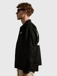 Formula 1 x Pacsun Miami Work Jacket Jacket unisex detail view 5 | Dash Racegear — Unisex Pacsun x F1 Miami GP workwear jacket in black, sturdy everyday outerwear for racing fans and city styling