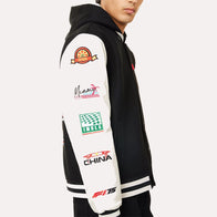 Formula 1 F175 Logo Varsity Jacket Varsity Jacket unisex detail view 4 | Dash Racegear — Varsity Streetwear – Formula 1 F175 Logo Edition