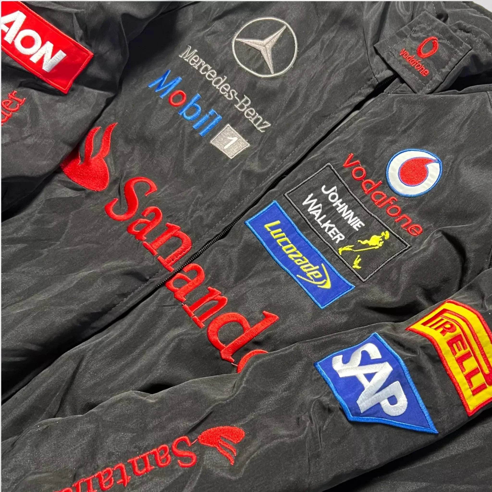 Mercedes F1 Racing Bomber Jacket