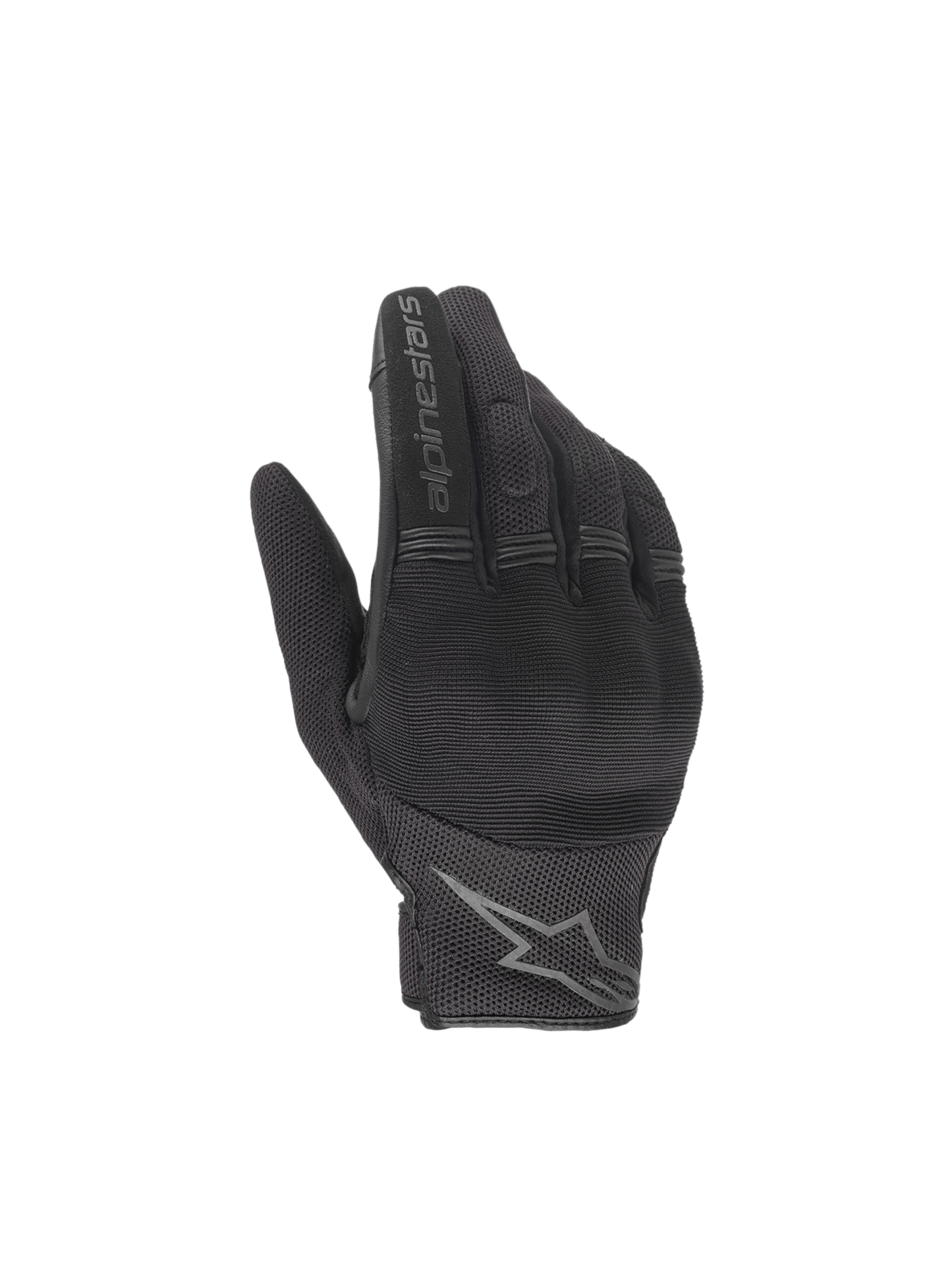 Alpinestars Copper Gloves, Men's black urban motorcycle gloves with hard knuckle protection and textile mesh.