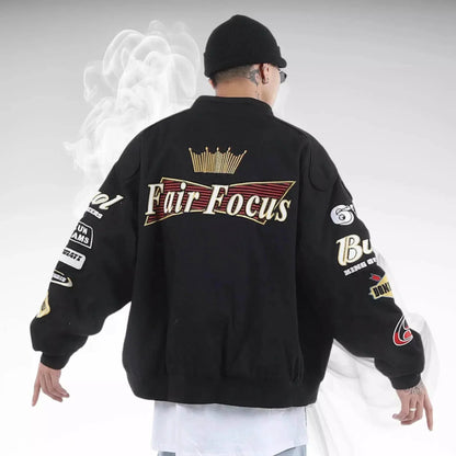 Fair Focus Embroidered Racing Jacket | Dash Racegear