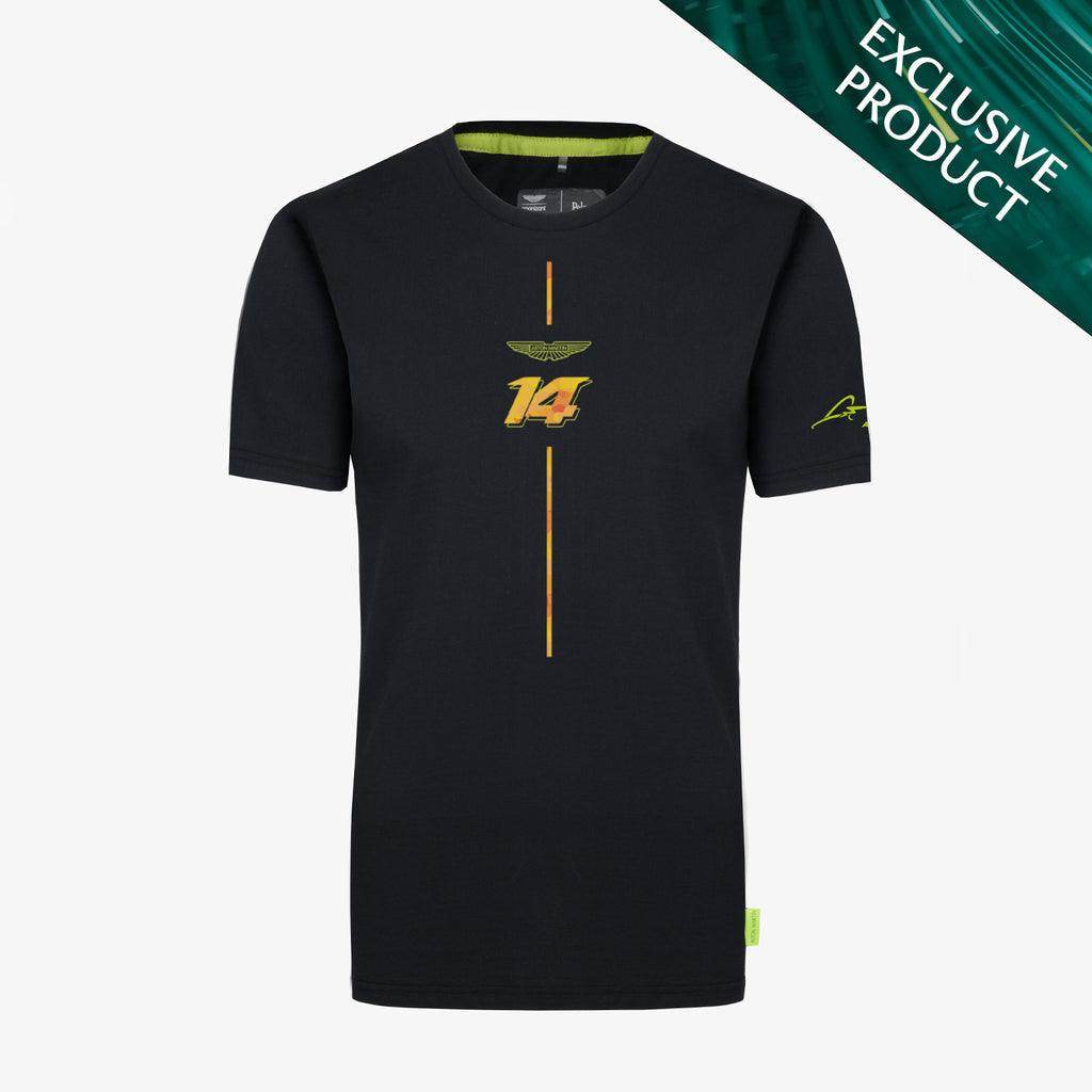AMF1 Fernando Alonso Limited Edition T-Shirt - Black - Dash Racegear Store