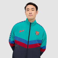 FC Barcelona Retro Jacket Jacket unisex detail view 3 | Dash Racegear — FCB retro jacket blending classic style with club pride