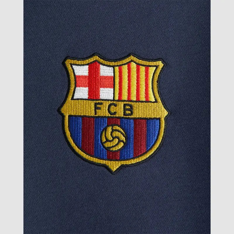 FC Barcelona Graphic Half-Zip Sweatshirt Sweatshirt unisex detail view 2 | Dash Racegear — FC Barcelona Sweatshirt – Bold Graphic Half-Zip Style