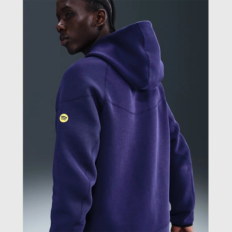 FC Barcelona Tech Windrunner Nike Soccer Hoodie Hoodie unisex detail view 4 | Dash Racegear — FC Barcelona Tech Windrunner Hoodie by Nike – Elite Comfort