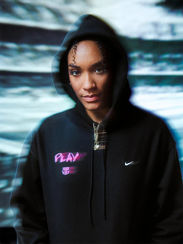 FC Barcelona x Ed Sheeran x Spotify Nike Hoodie Hoodie unisex detail view 2 | Dash Racegear — Trendy Nike x Spotify x FC Barcelona hoodie for supporters