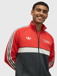 FC Union Berlin x Adidas Away Anthem Jacket Jacket unisex detail view 3 | Dash Racegear — Adidas FC Union Berlin 26/27 Away Anthem jacket blending premium comfort with vibrant match-inspired styling.