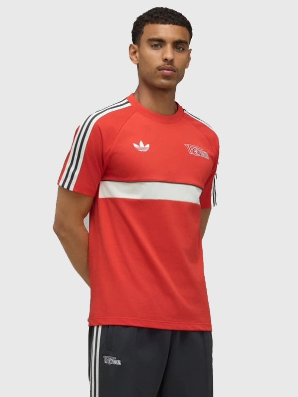 FC Union Berlin x Adidas T-Shirt Shirt unisex detail view 2 | Dash Racegear — Red Adidas x FC Union Berlin 26/27 T-shirt crafted for breathable comfort and versatile casual wear.