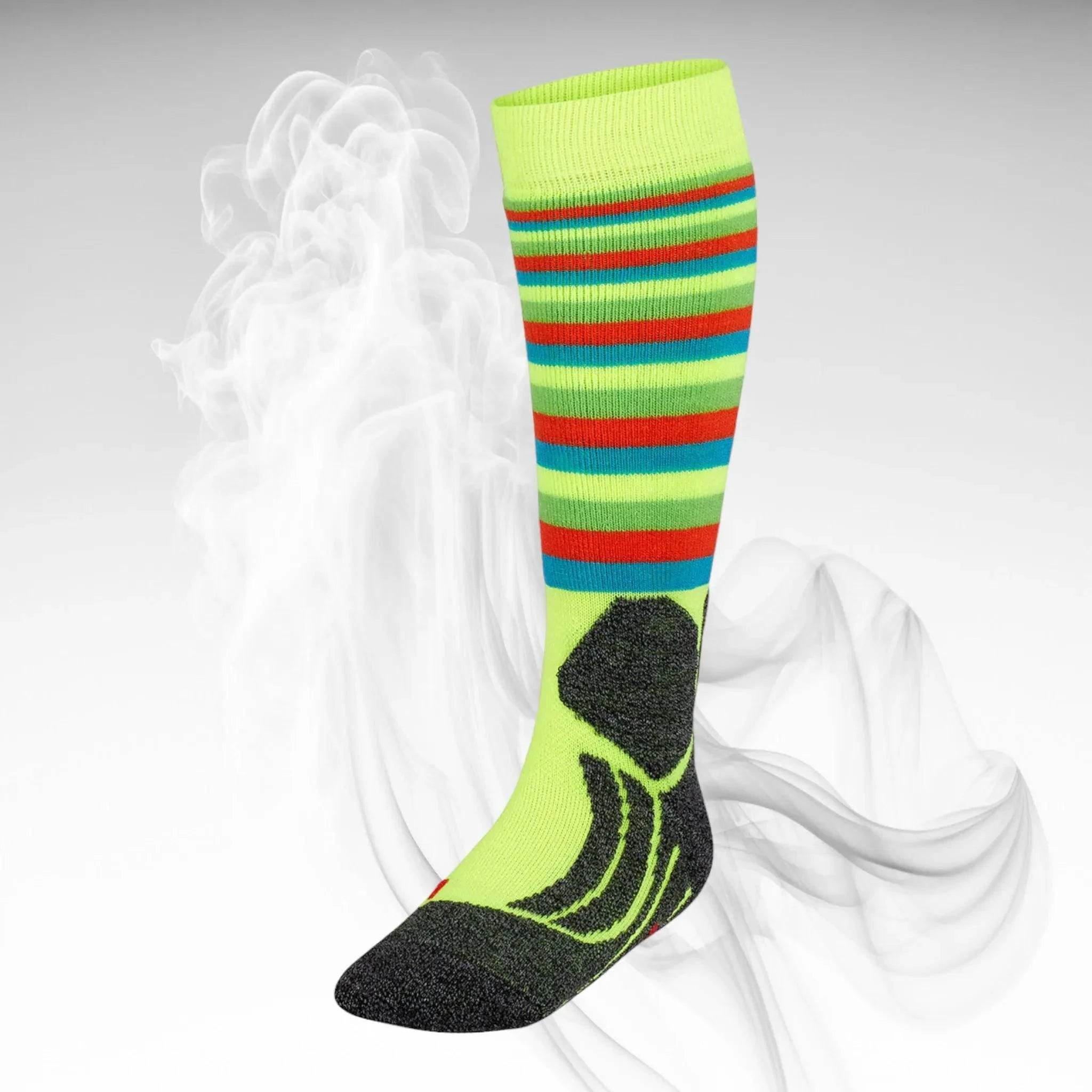 Falke JR SK2 Stripes Cushion Ski Sock - Dash Racegear Store