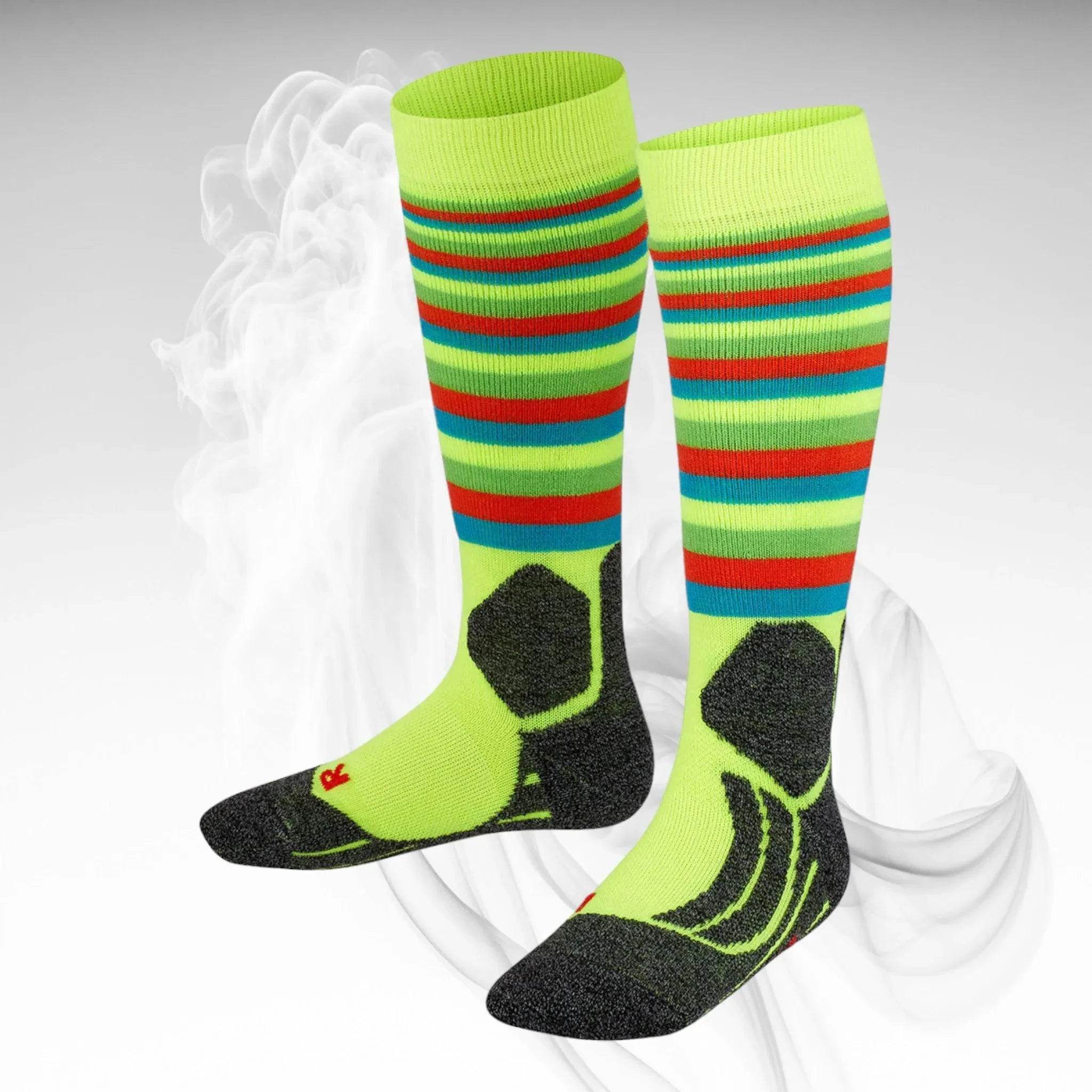 Falke JR SK2 Stripes Cushion Ski Sock - Dash Racegear Store