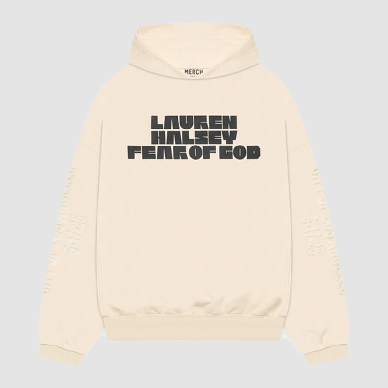 Fear of God and Lauren Halsey Hoodie Hoodie unisex front product view | Dash Racegear — Fear of God Artist Collaboration – Lauren Halsey Hoodie