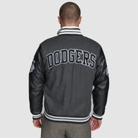 LA Dodgers First Rounder Varsity Jacket Varsity Jacket unisex detail view 4 | Dash Racegear — First Rounder Varsity Jacket – LA Dodgers Fan Apparel