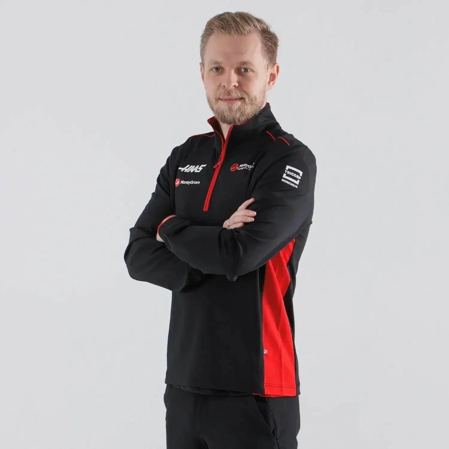 Fitted Zip Sweater / Haas F1 Team DASH RACEGEAR