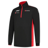 Fitted Zip Sweater / Haas F1 Team - Black - XXLarge