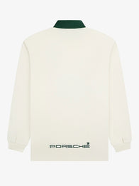 Aimé Leon Dore x Porsche Rugby Sweatshirt Sweatshirt unisex detail view 4 | Dash Racegear — Aimé Leon Dore Porsche-inspired rugby top outfit