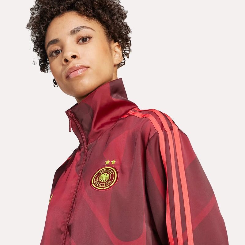 Womens Euro 2025 Adidas Germany Track Jacket Jacket unisex detail view 6 | Dash Racegear — germany national team track jacket adidas 2025