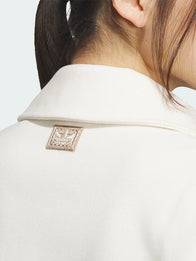 Adidas 2026 LNY Halfzip Sweatshirt Sweatshirt unisex detail view 3 | Dash Racegear — Adidas SS26 cream halfzip fleece sweatshirt inspired by Lunar New Year seasonal styling