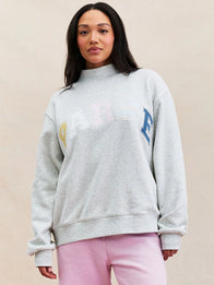 Parke Birthday Drop 2026 Varsity Mockneck Fashion Apparel unisex detail view 9 | Dash Racegear — Unisex Parke multicolor fleece sweatshirt designed for casual layering and lasting everyday wearability.
