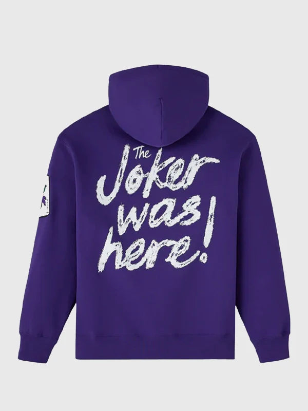 OVO The Joker Defaced Hoodie Hoodie unisex detail view 2 | Dash Racegear — Purple OVO 2026 The Joker Defaced fleece hoodie, pullover fit perfect for casual outfits.