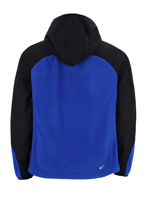 Inter Milan x Nike ACG Hooded Jacket 2025/26 Jacket unisex detail view 3 | Dash Racegear — Hooded Wolftree jacket by Inter Milan x Nike ACG, blue and black, sleek fit for fans and casual layering.
