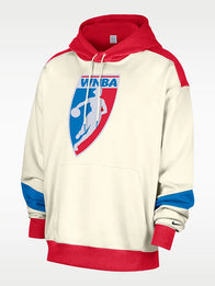 WNBA Legends Nike Basketball Hoodie Hoodie unisex front product view | Dash Racegear — WNBA x Nike Legends Basketball Fleece Pullover Hoodie in Beige, soft fleece for game-day wear