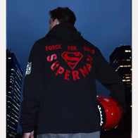 Warner Bros Superman X Force For Good Hoodie Hoodie unisex detail view 2 | Dash Racegear — dc comics superman hoodie by warner bros