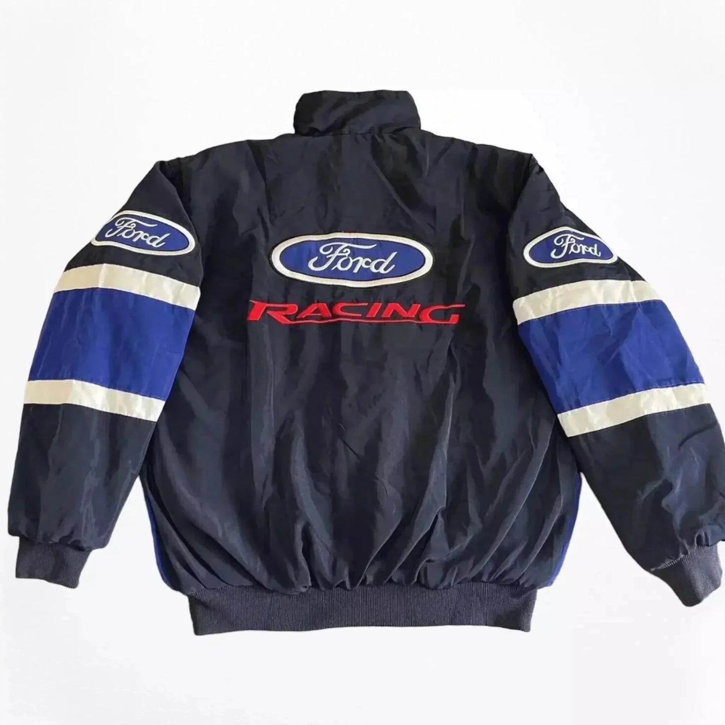 Vintage Ford F1 Racing Embroidered Bomber Jacket | Dash Racegear