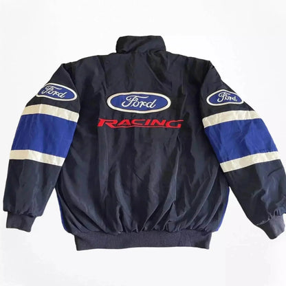 Vintage Ford F1 Racing Embroidered Bomber Jacket | Dash Racegear