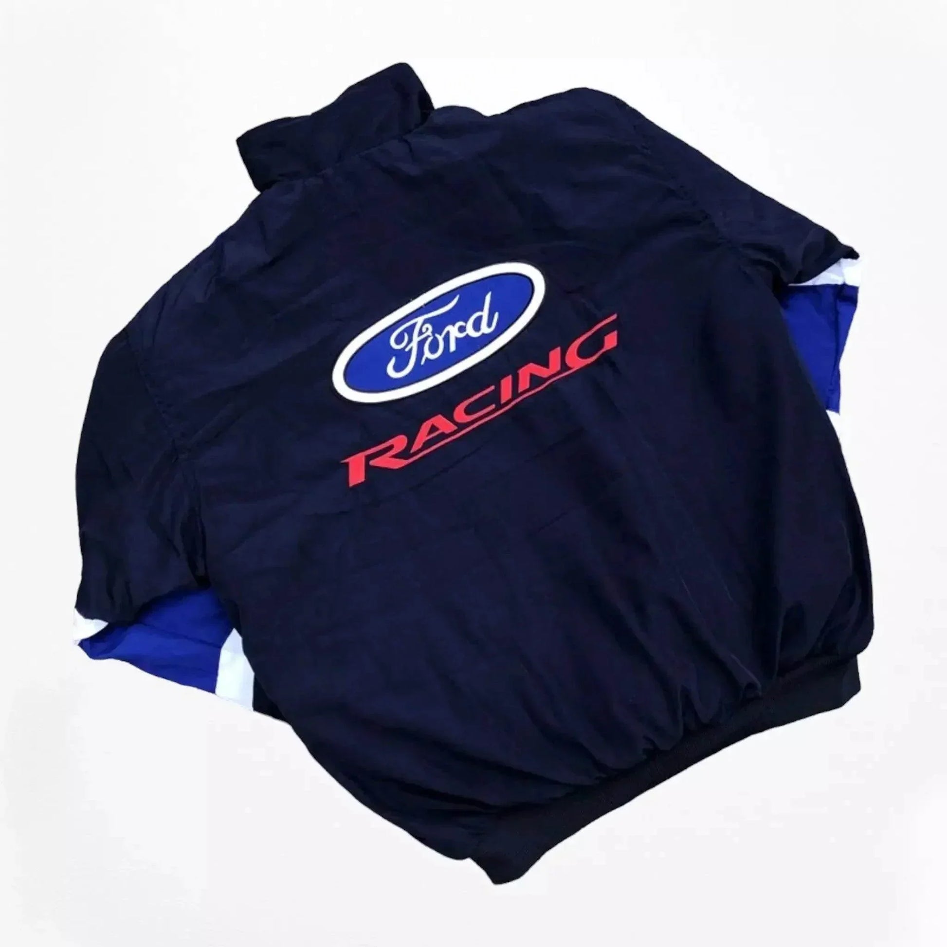 Vintage Ford F1 Racing Embroidered Bomber Jacket | Dash Racegear