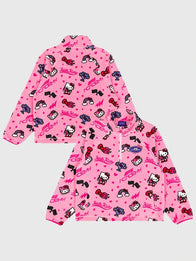 Formula 1 Academy Hello Kitty All Over Print Jacket Jacket unisex front product view | Dash Racegear — Hello Kitty Formula 1 Academy Jacket – Trendy All Over Print