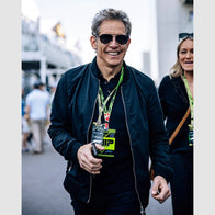 Ben Stiller Formula 1 Bomber Jacket Bomber Jacket unisex front product view | Dash Racegear — Racing jacket inspired by Ben Stiller’s F1 appearance
