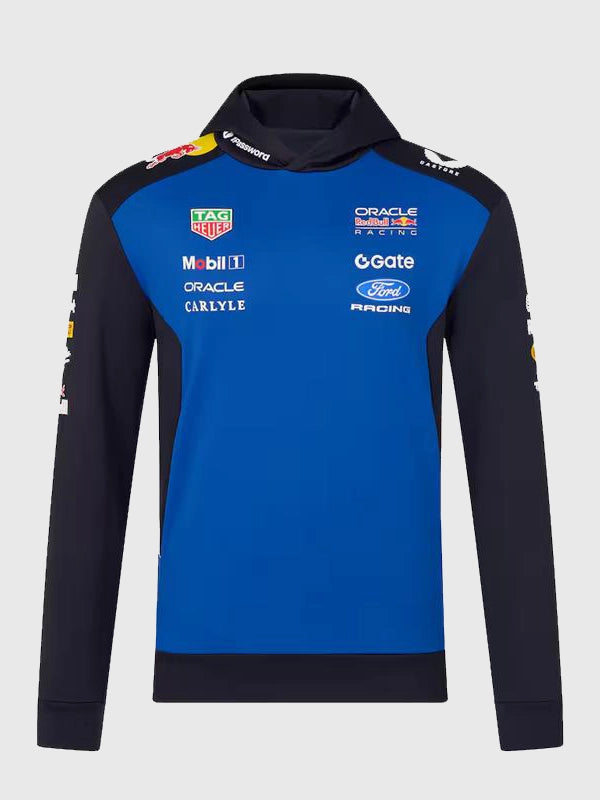 F1 Oracle Red Bull Racing 2026 Team Hoodie Hoodie unisex front product view | Dash Racegear — Formula 1 Oracle Red Bull Racing 2026 Team Hoodie, unisex pullover built for fans cheering trackside or casually.