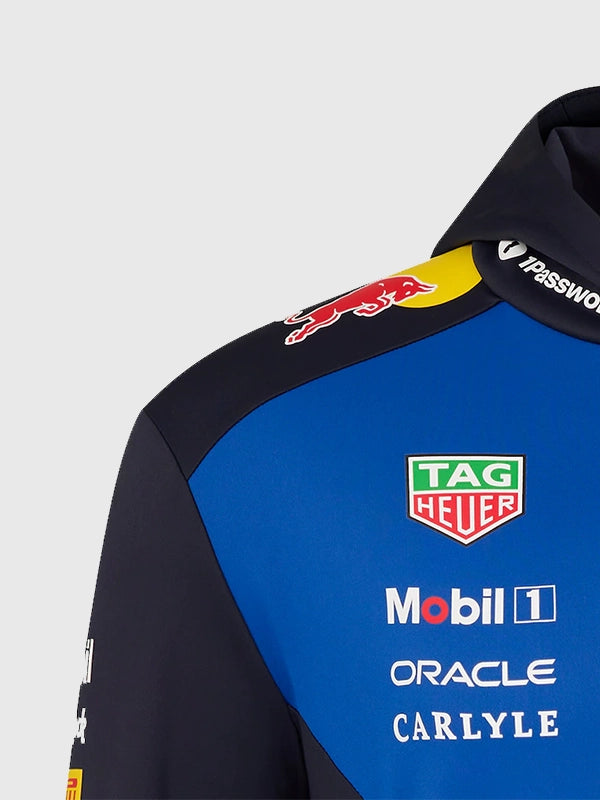 F1 Oracle Red Bull Racing 2026 Team Hoodie Hoodie unisex detail view 3 | Dash Racegear — Formula 1 Red Bull Racing 2026 Team Hoodie, unisex style perfect for motorsport fans on and off the track.
