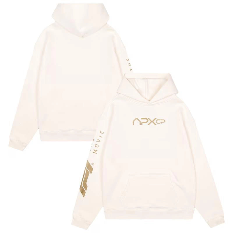 Formula 1 The Movie APXGP Team Hoodie Jacket unisex front product view | Dash Racegear — Stylish team hoodie from APXGP x Formula 1 The Movie