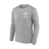 Formula 1 Beach Club Graphic Long Sleeve T - Shirt Sport Gray